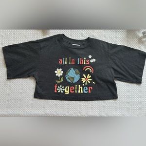 All in this together crop top